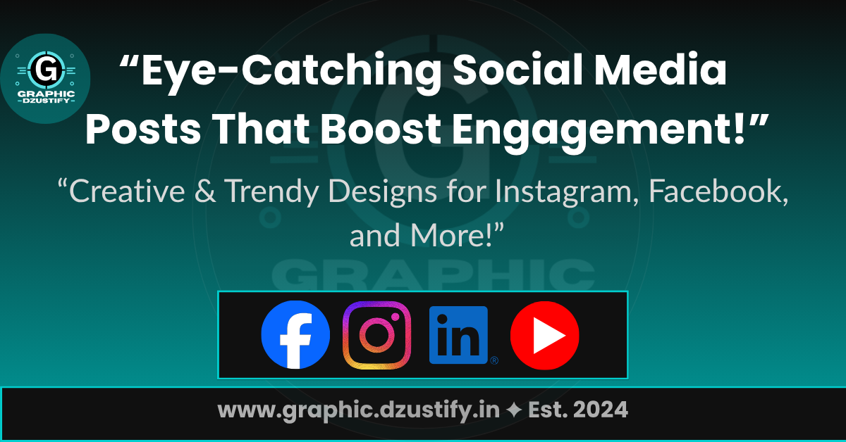 Creative Social Media Post Design | Eye-Catching Graphics for Instagram & Facebook